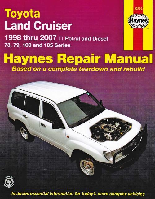 Toyota Land Cruiser Petrol Diesel 1998-2007 Haynes Service ...