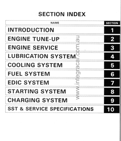 toyota 2h engine repair manual contents