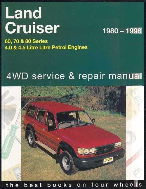 Toyota Landcruiser 60 70 and 80 series 1980-1998 Petrol Gregorys Repair Manual - NEW