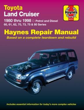 Toyota Land Cruiser Diesel Petrol 1980-1998 Haynes Service Repair Workshop Manual     