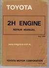 Toyota 2H engine repair manual Land cruiser USED